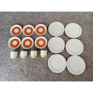 SPRINGTIME Duo by Rosenthal Tea Cup & Saucers Set of 4 Made in Germany